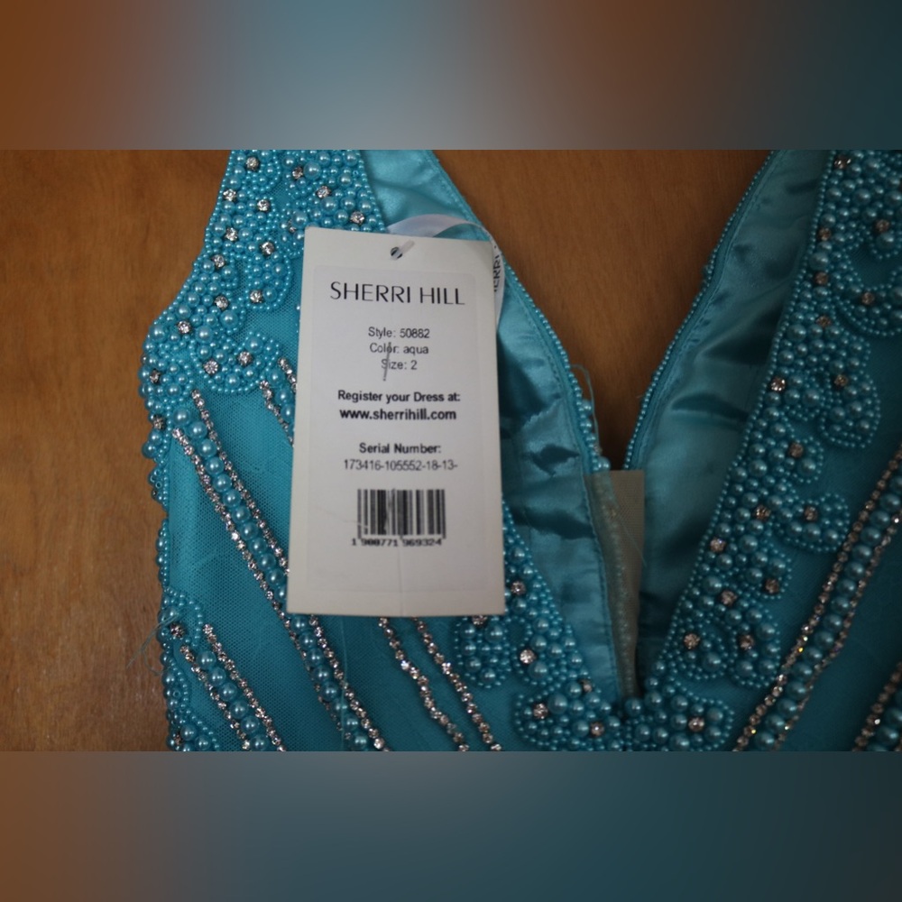 sherri hill dress with cape